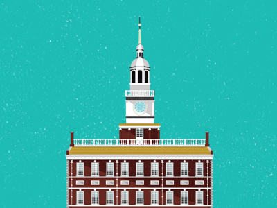 Independence Hall architecture historical illustration independence hall philadelphia philly vector
