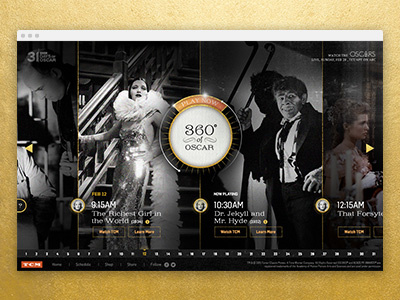 31 Days of Oscar layout oscars site web