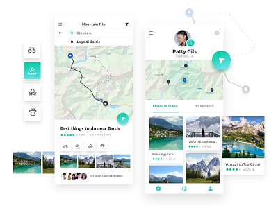 Location Tracker app daily 100 challenge daily ui daily ui challange dailyui dailyui 020 design invision location location app location tracker mobile mobile app ui