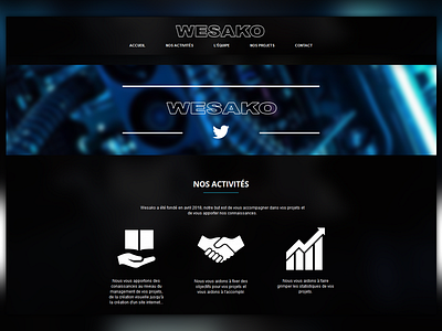 PRESENTATION WESAKO WEBSITE design help webdesign website wesako