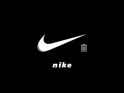 nike // trash 2d design design nike flat design nike nike good trash