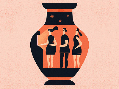 Greece Anno 2015 crisis greece greek art illustration vase