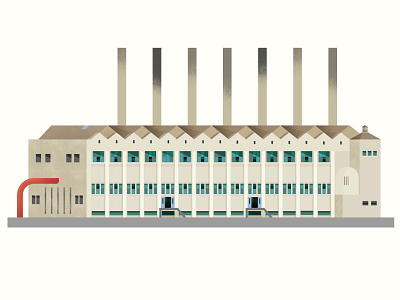 Bringing the history back... architecture illustration industrial