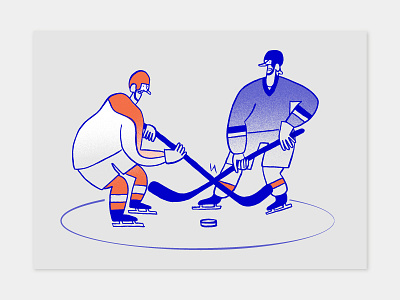 Ice Hockey hockey ice illustration sport winter