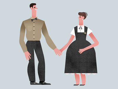 Charles & Ray Eames characters eames illustration people