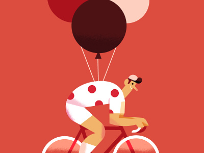 Maya Stepien x Lagom | Tour de France bike birthday card celebration gold foil illustration print texture
