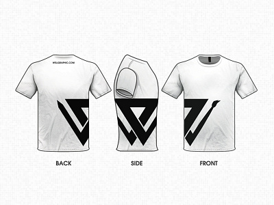 Wellgraphic T-shirt Branding branding clothing identity logo mock up print stationary t shirt wear white