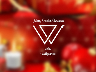 Merry Creative Christmas! blurr christmas design gifts graphic holiday logo merry photoshop santa season typography