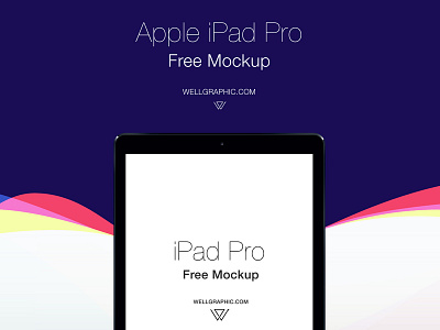 Brand new Apple iPad Pro Mockup PSD apple apple ipad apple ipad pro download free ipad ipad pro mockup resource