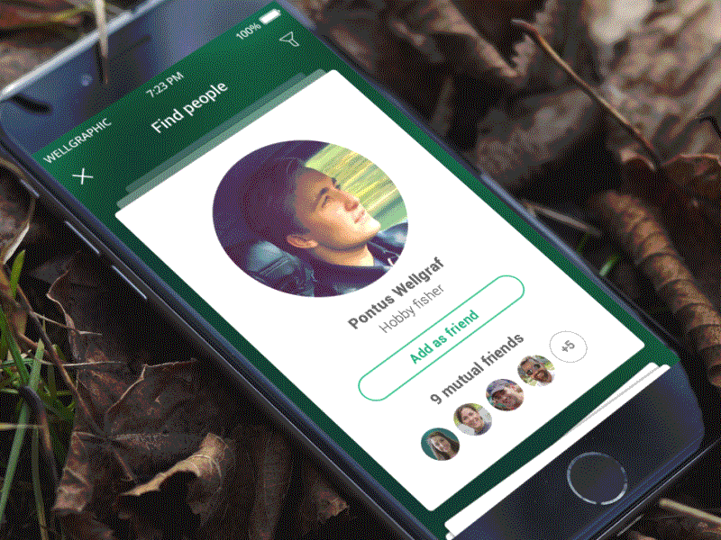 Find People - Animation animation appdesign card gif mobiledesign motiongraphic ui uidesign userexperience userinterface ux uxdesign