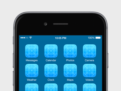 Time Zones Display iOS - Concept
