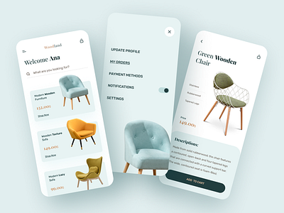 Furniture App Design - Ecommerce