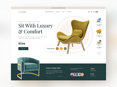 Woodland - Product Landing Page