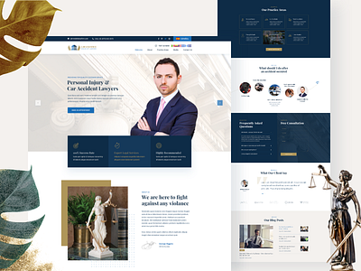 Lawyer Website Exploration attorney law attorneys clean creative design landing page law justice law firm lawyers legal adviser minimal trend 2019 ui uidesign uiux web webdesign