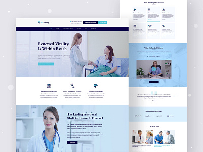 BeHealthy-Medical Website Landing page