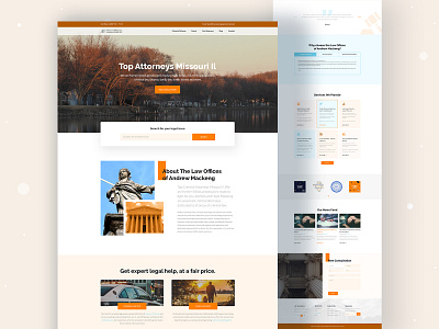 Law Firm Website Design by RH on Dribbble
