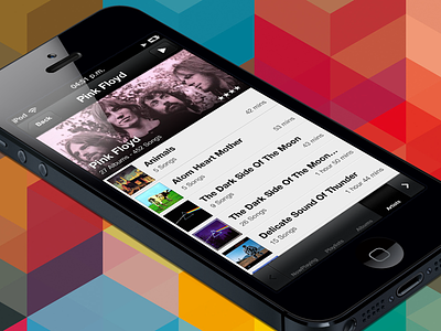 NowPlayer v2 app ios iphone misecia music nowplayer ui ux