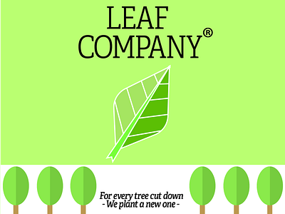 Leaf Company deforestation design illustration illustrator vector