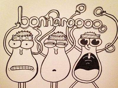Preliminary Ideas for Competition bonnaroo illustration