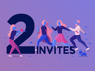 Invites fair best comment dribbble design family ideal design illustration invites fair