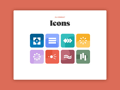 CL Consult Icons branding graphic design icondesign iconset