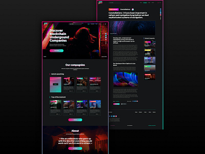 PEEKABLOCK Webesign blockchain branding digital design ui design ux design webdesign