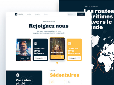 Socatra, The Last French Shipowner - Webdesign recruitment sailors sea uidesign uxdesign webdesign