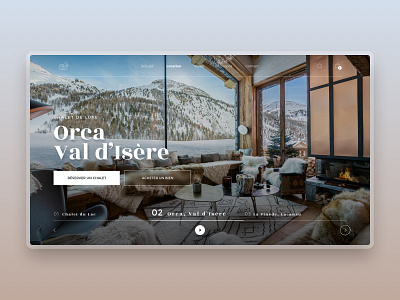 Orca, Val d'Isère - Luxury Chalet branding luxury luxury chalet renting ui uidesign ux uxdesign webdesign