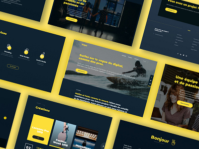 Vopliz Studio - Website overview agency branding digital design frenchie studio ui uidesign ux uxdesign webdesign