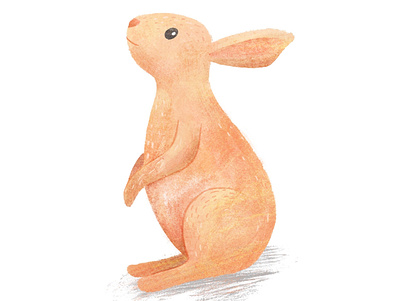 Longing for autumn 🍁 animal art autumn bunny childrens illustration digital illustration ipad illustration procreate