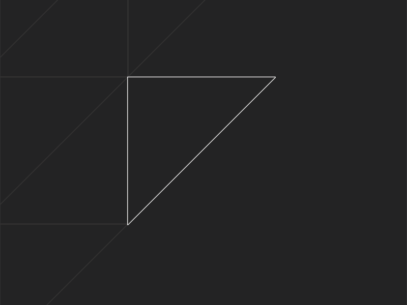 Animation style with geometric forms