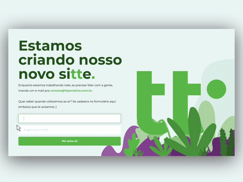 Hiperattivo's Landing Page Introduction aftereffects animation design flat illustration interactive microinteractions motion ui ux vectorillustration