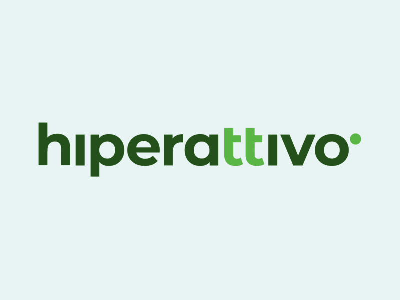 Hiperattivo's Animated Logotype aftereffects animation bodymovin design flat logo motion typography ux vector