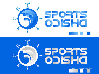 Indentity Concept for Sports Odisha creative illustrator logo odisha