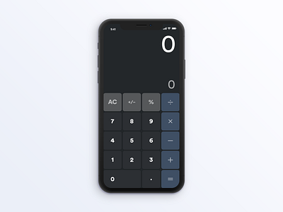 Simple Calculator App 004 dailyui