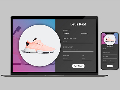 Cart Checkout Page credit card credit card checkout daily ui 002 daily ui challenge dailyui debit card layout online store payment app payment page payments shoes shopping ui web design website design wireframing