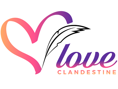 Love In Clandestine Logo blog branding design instagram logo logo design logo design concept logodesign logos love typography vector website writing