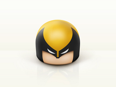 Wolverine Toy head illustration photoshop toy wolverine