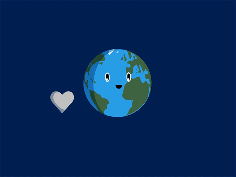 Earth Day - Love Our Planet digital earth earthday gif gifs illustration illustrator motion motion design motion graphic