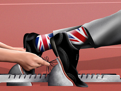 Race to Replace Mark Carney Is Another Brexit Battleground design digital editorial editorial illustration england illustration illustrator news newspaper procreate