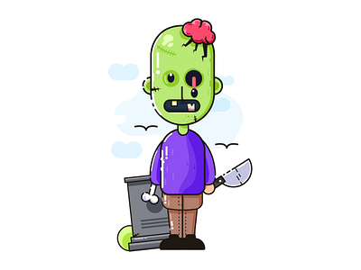 Zombie Character character halloween illustrations zombie