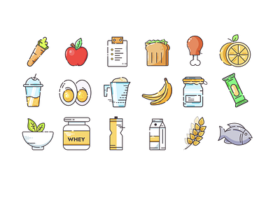 Nutrition Icons (Free)