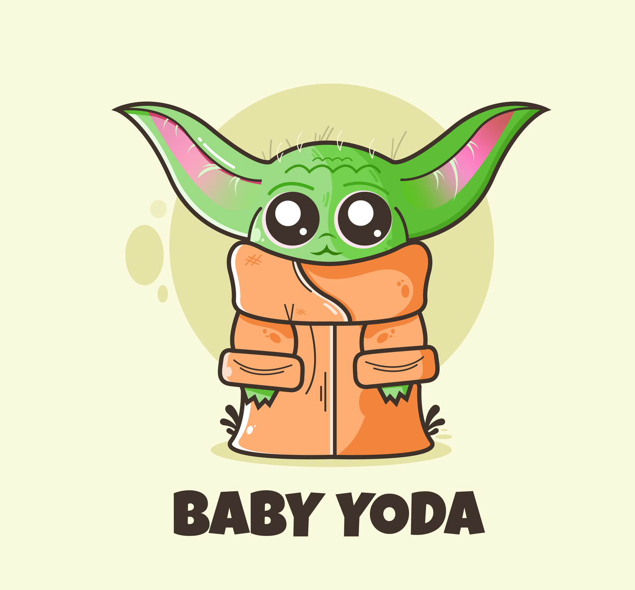 Baby Yoda Illustration by Lukasz Adam on Dribbble