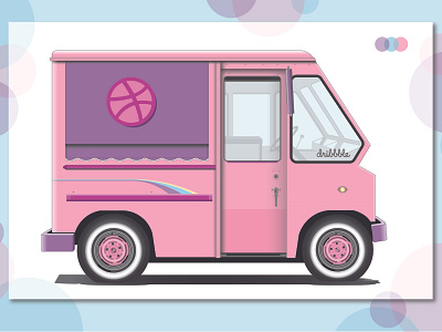 Ice Cream Truck design ice cream ice cream truck illustration vector