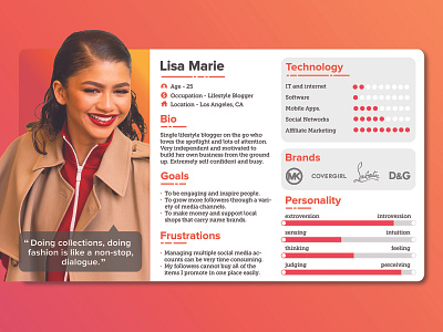 UX User Persona affiliate marketing gradient persona ux