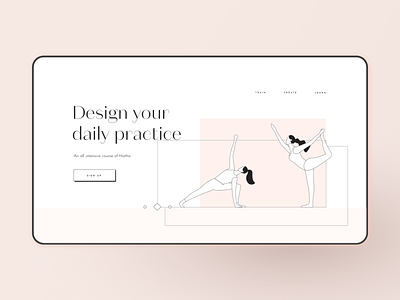 Yoga Practice Website hatha practice web design webdesign yoga yoga logo yoga pose yoga website