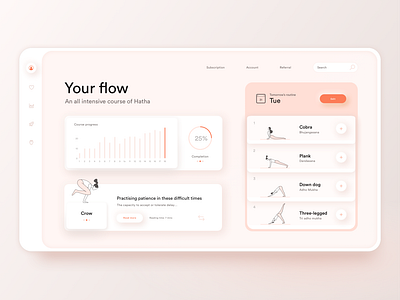 Your Flow: Yoga App web design yoga app yoga icons yoga mat yoga website