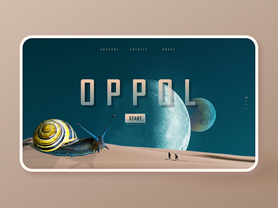 OPPOL - Space adventure web design
