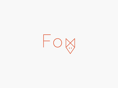 Fox fox logo orange triangle