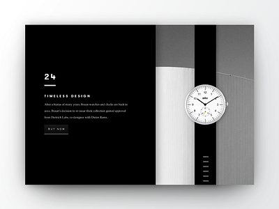 Timeless Design braun card dieter minimalistic product timepiece watch
